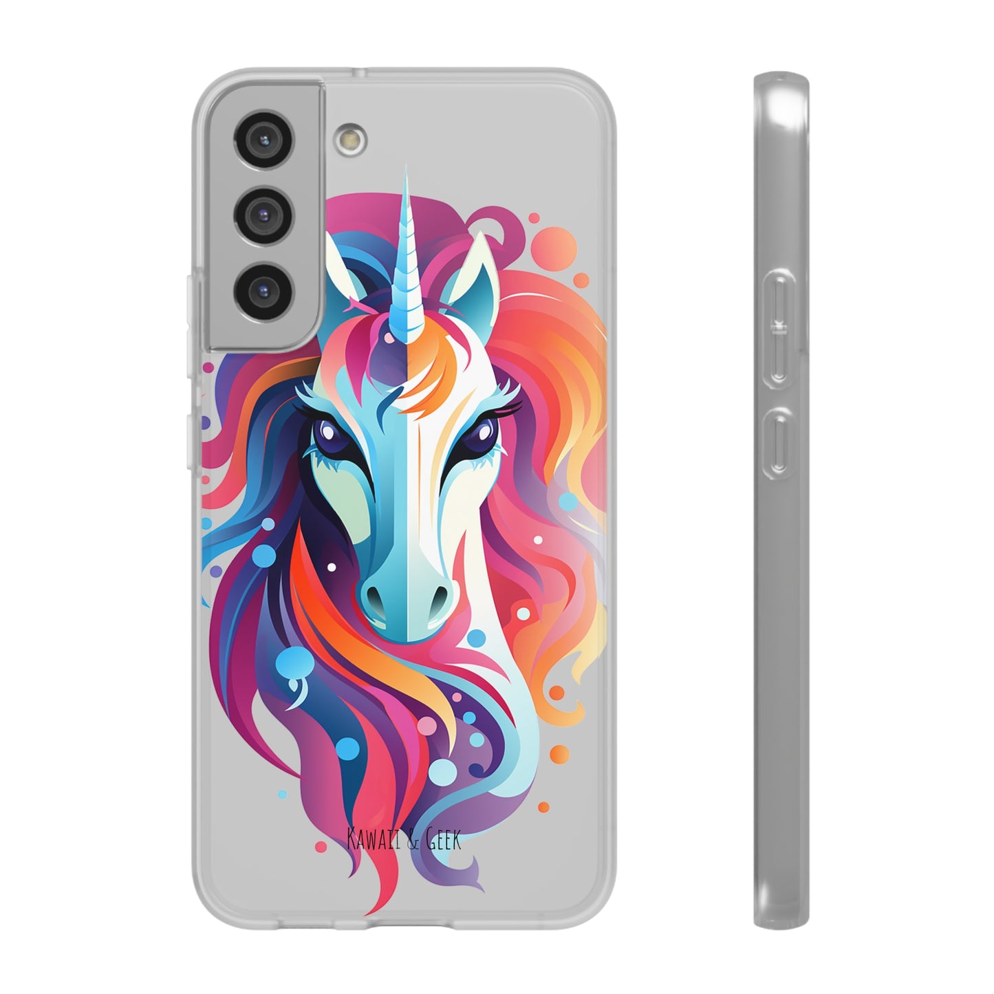 Ink Unicorn Flexi Transparent Phone Case