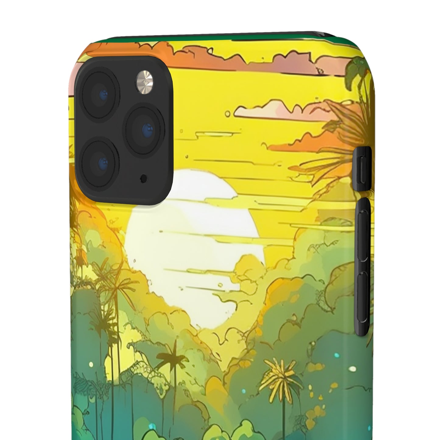 Rainforest at Sunset Phone Case - Capture the Serenity of Nature on Your Device