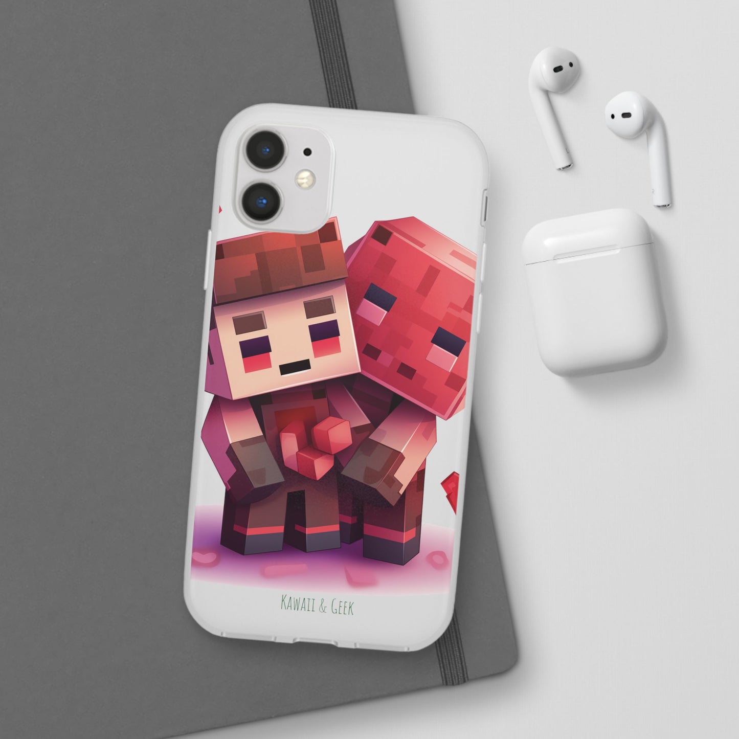 Phone Case - Lovers Minecraft Inspired Design