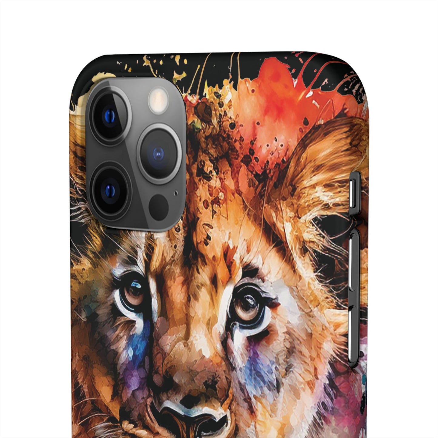 Phone Case Watercolor Lion Cub