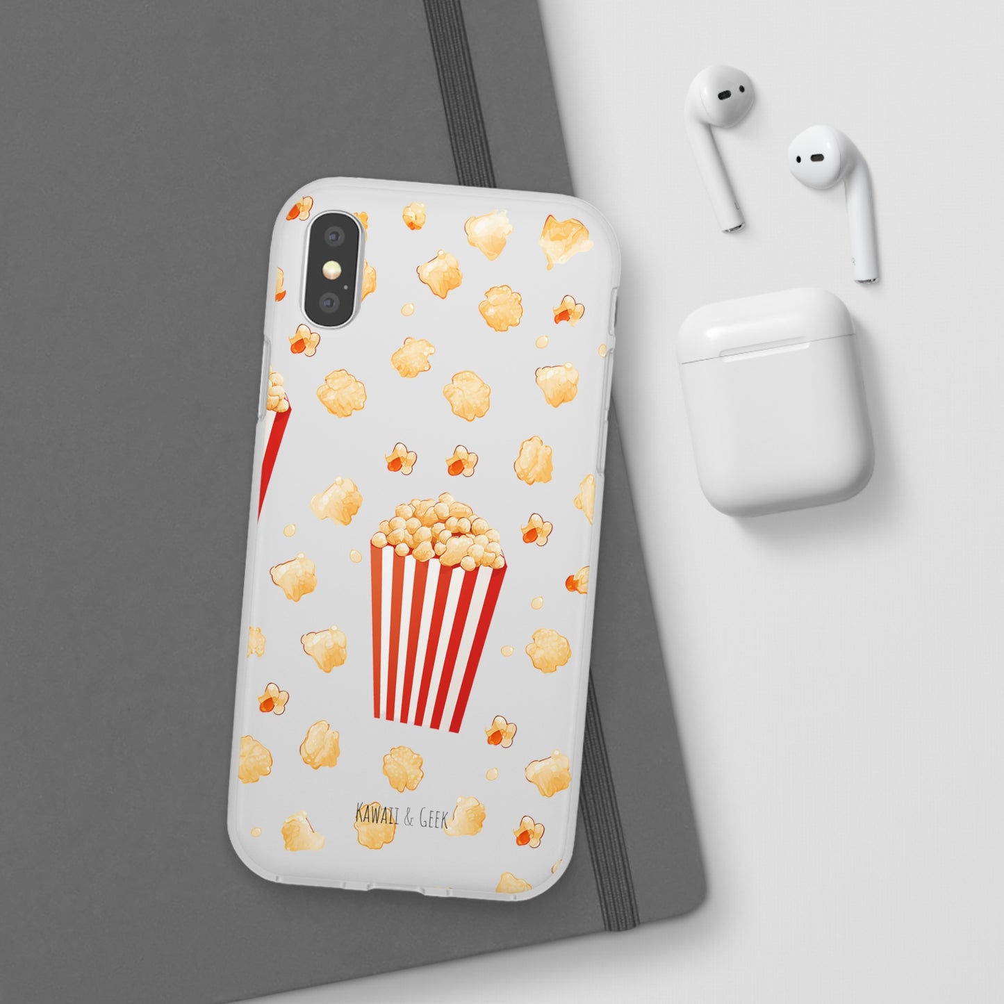 Popcorn Transparent Flexi Phone Case