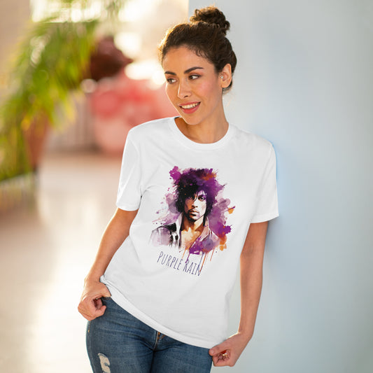 Prince in Purple Rain Unisex T-Shirt - Add Some Artistic and Musical Style to Your Wardrobe in an Eco-Friendly Way