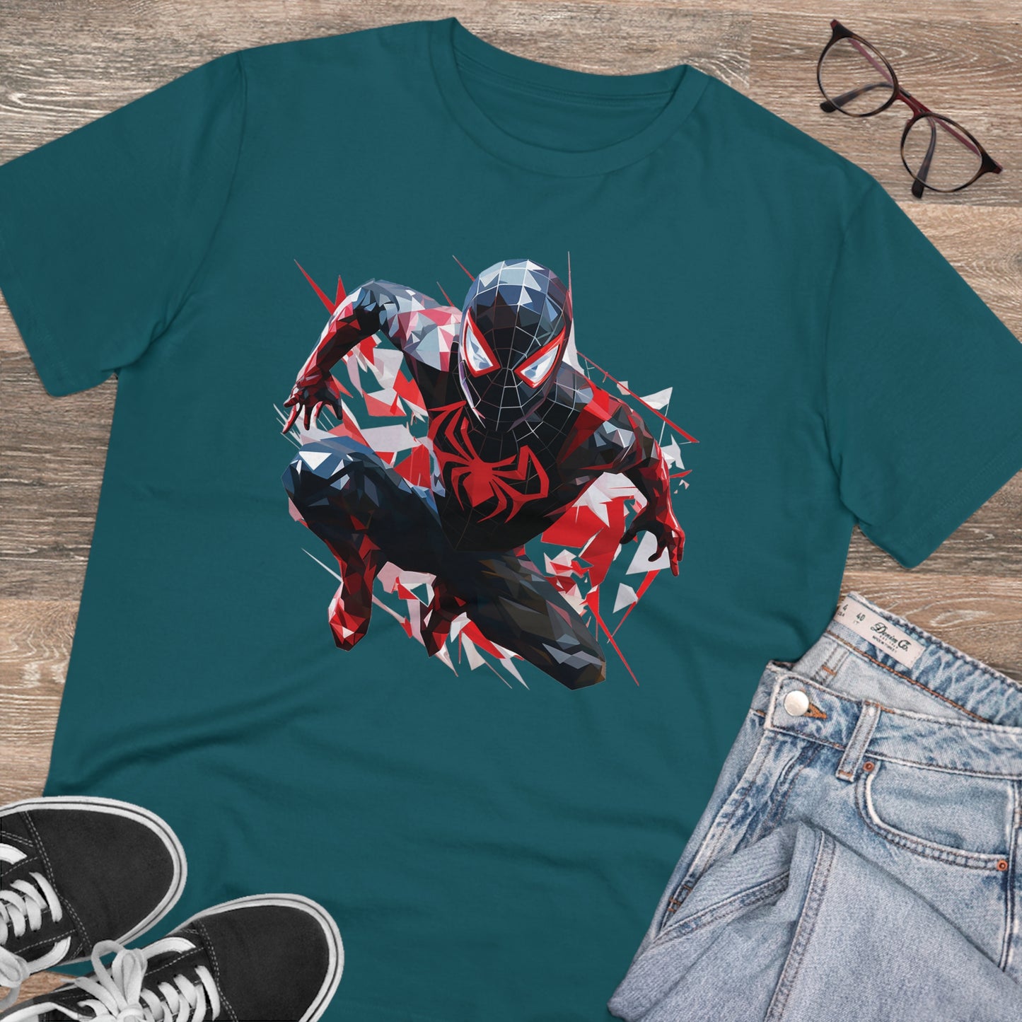 Miles Morales Polygonal T-Shirt - Embrace the Ultimate Style