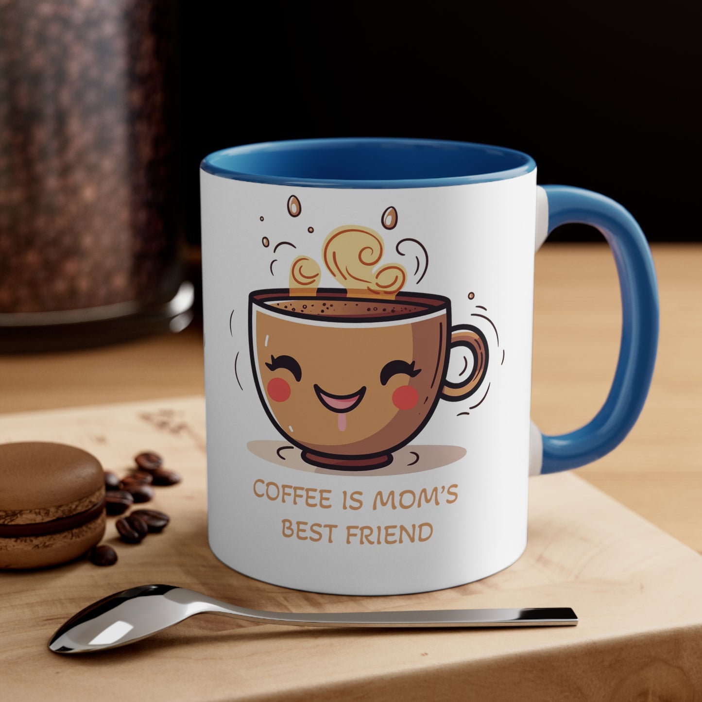 Cute Coffee Mug - A Cup of Joy for Mom with 'Coffee is Mum's Best Friend' - Mother's Day Special