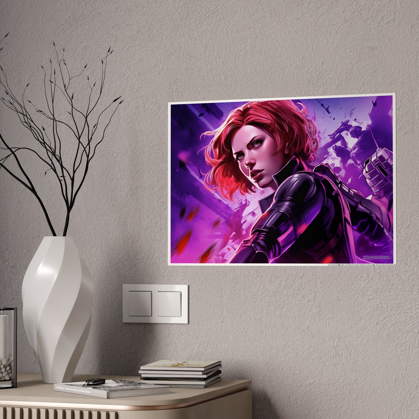 Black Widow Poster - Capture the Intensity and Elegance of the Iconic Avenger