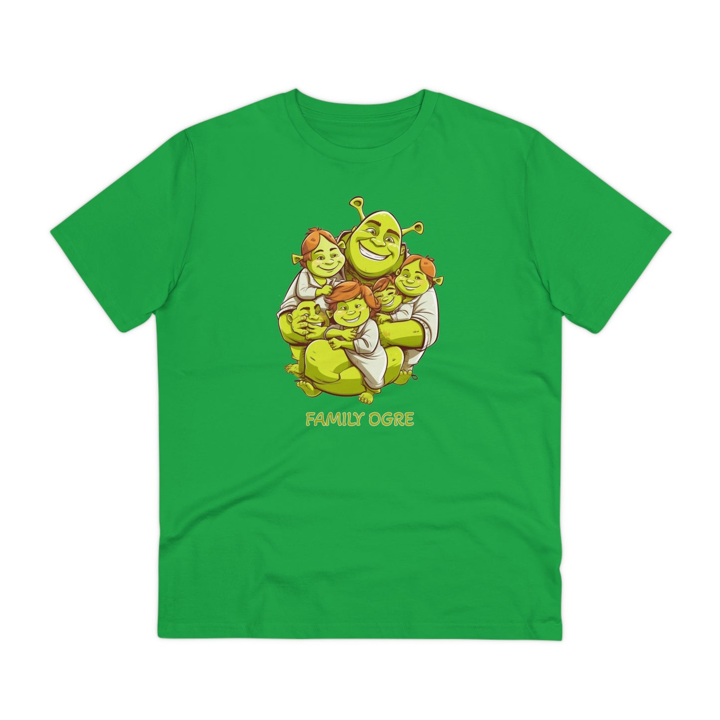 Family Ogre - Unisex Eco-Friendly T-Shirt - Celebrate Father's Day with Shrek and His Kids