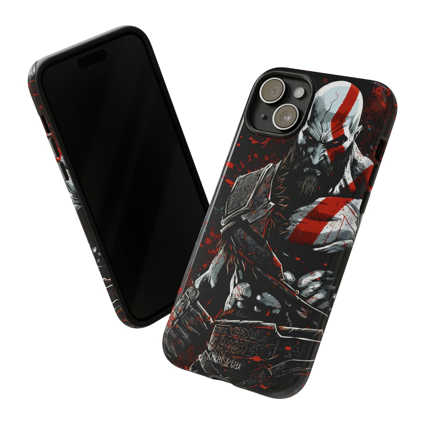 Kratos Tough Phone Case - Unleash the Power of the God of War in Style