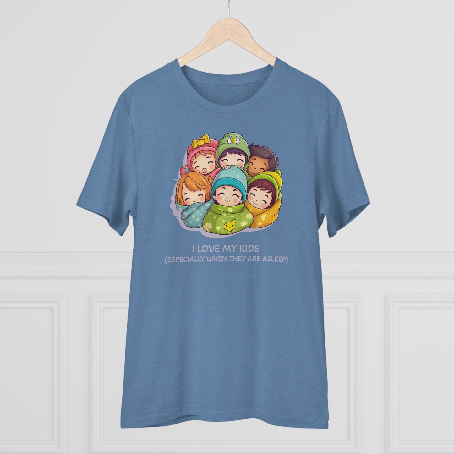 I Love My Kids, Especially When They Are Asleep - Unisex Eco-Friendly T-Shirt - Father's and Mother's Day special