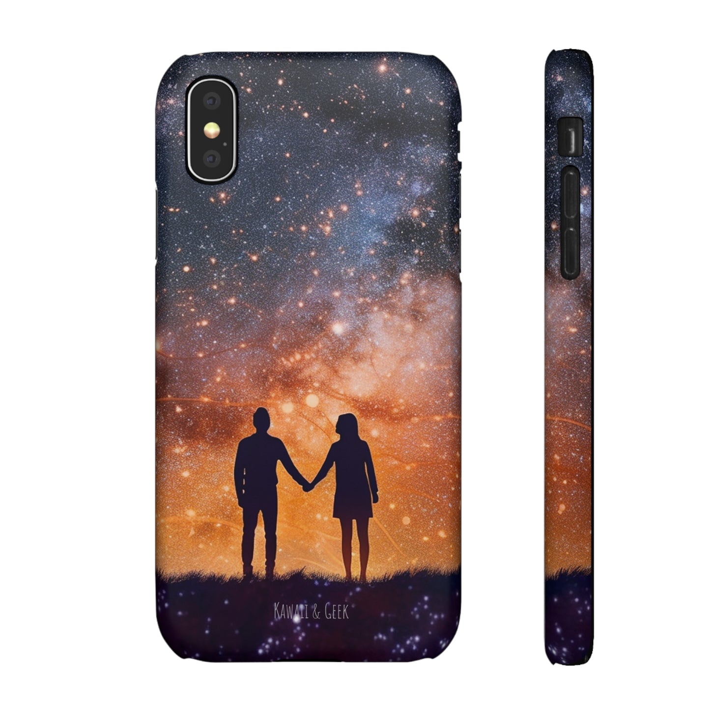 Starry Night Lovers Phone Case - Embrace the Beauty of the Night Sky