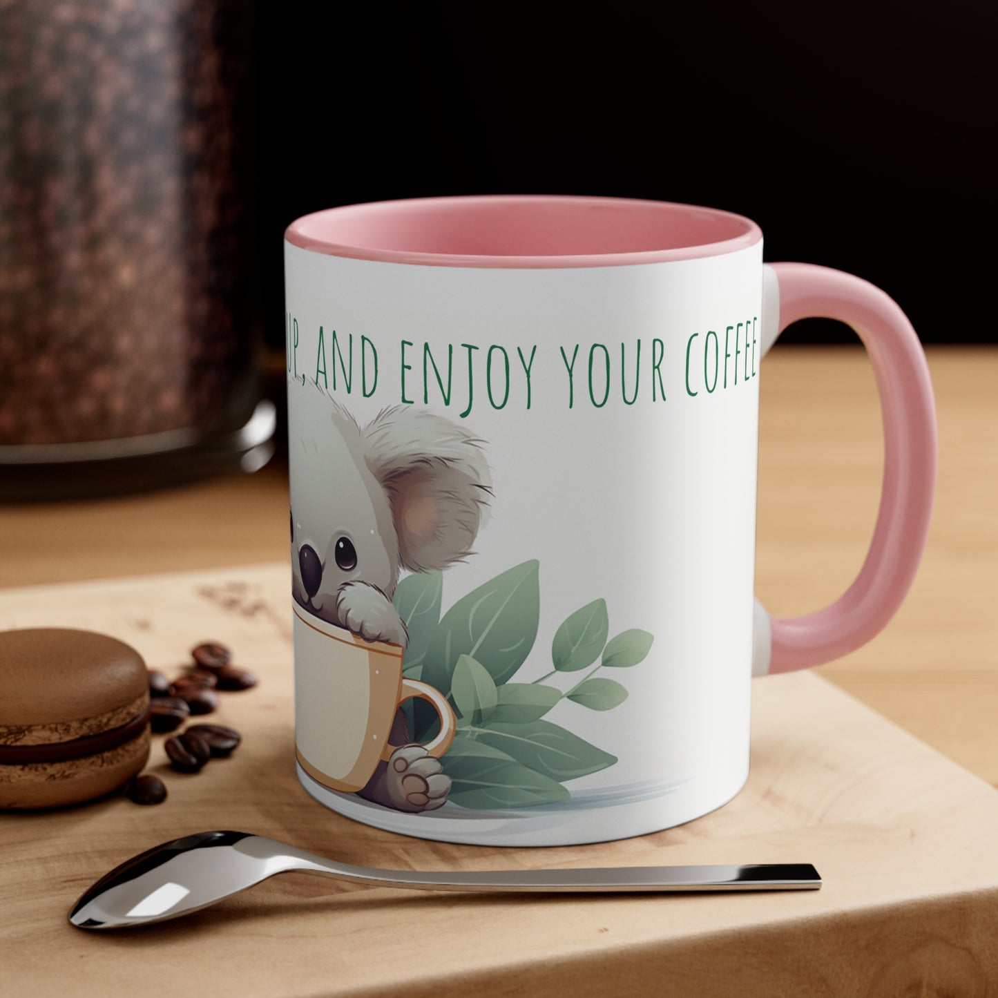 Relaxing Cute Koala Coffee Mug: Take a Break and Enjoy