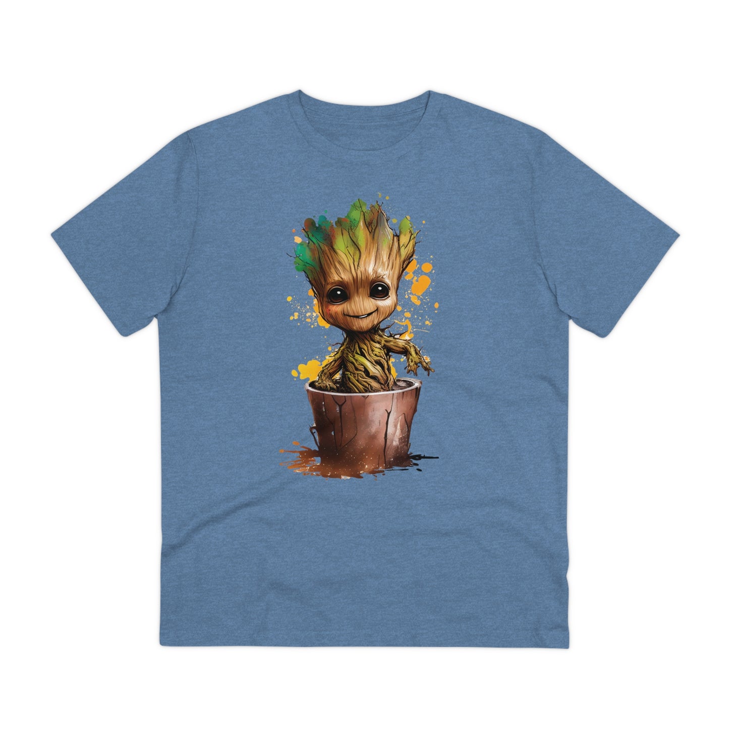 Eco-Friendly Baby Groot Watercolor Style Unisex T-Shirt - Add Some Fun and Sustainable Style to Your Wardrobe