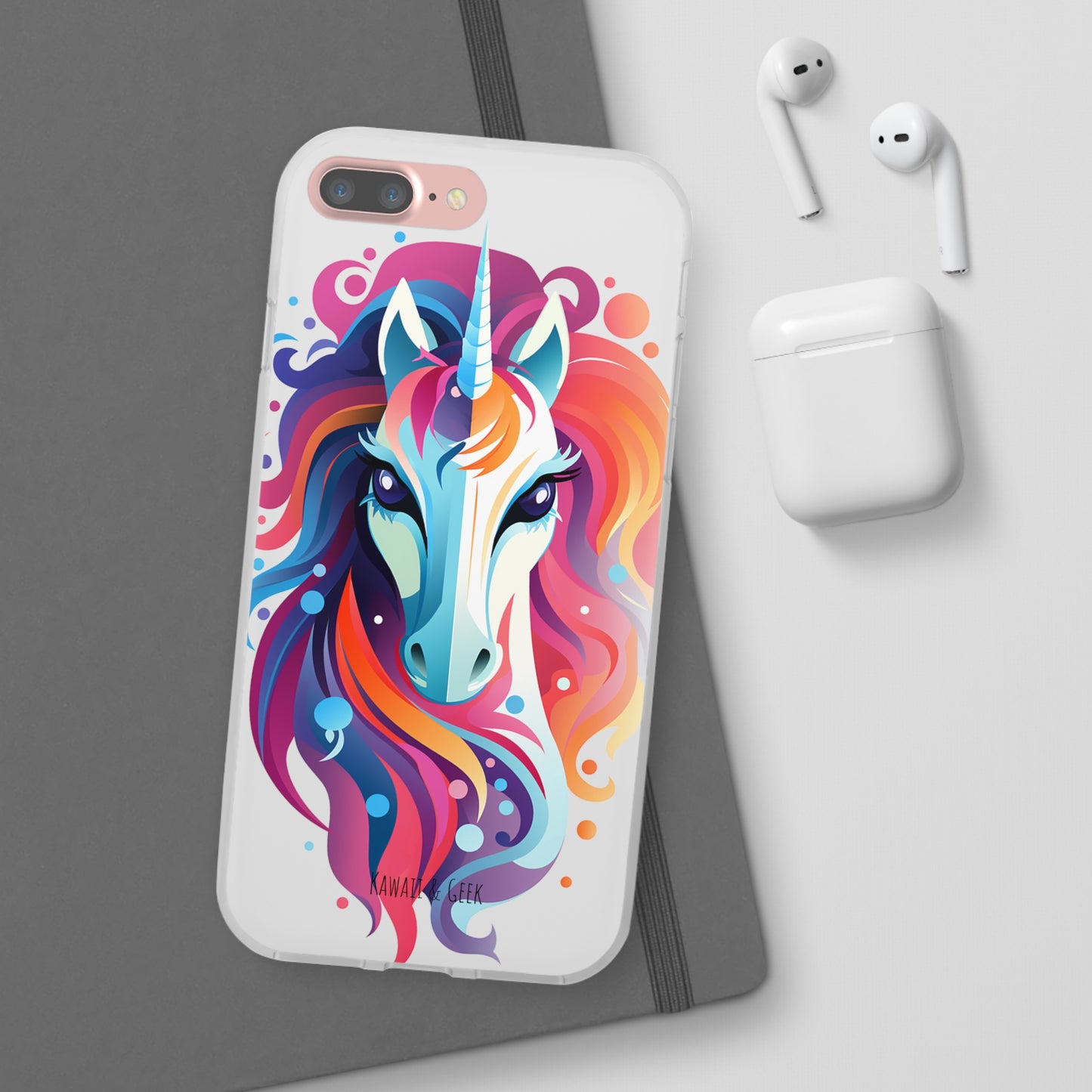 Ink Unicorn Flexi Transparent Phone Case