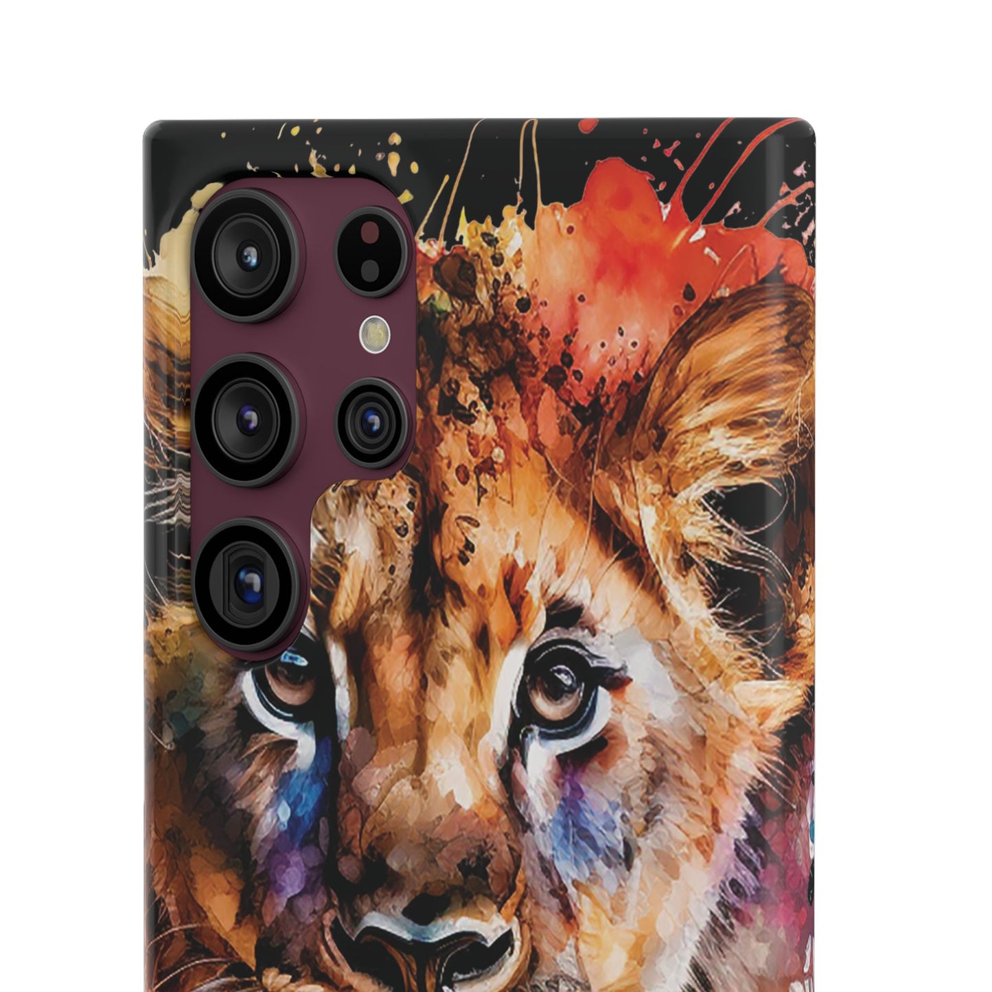 Phone Case Watercolor Lion Cub