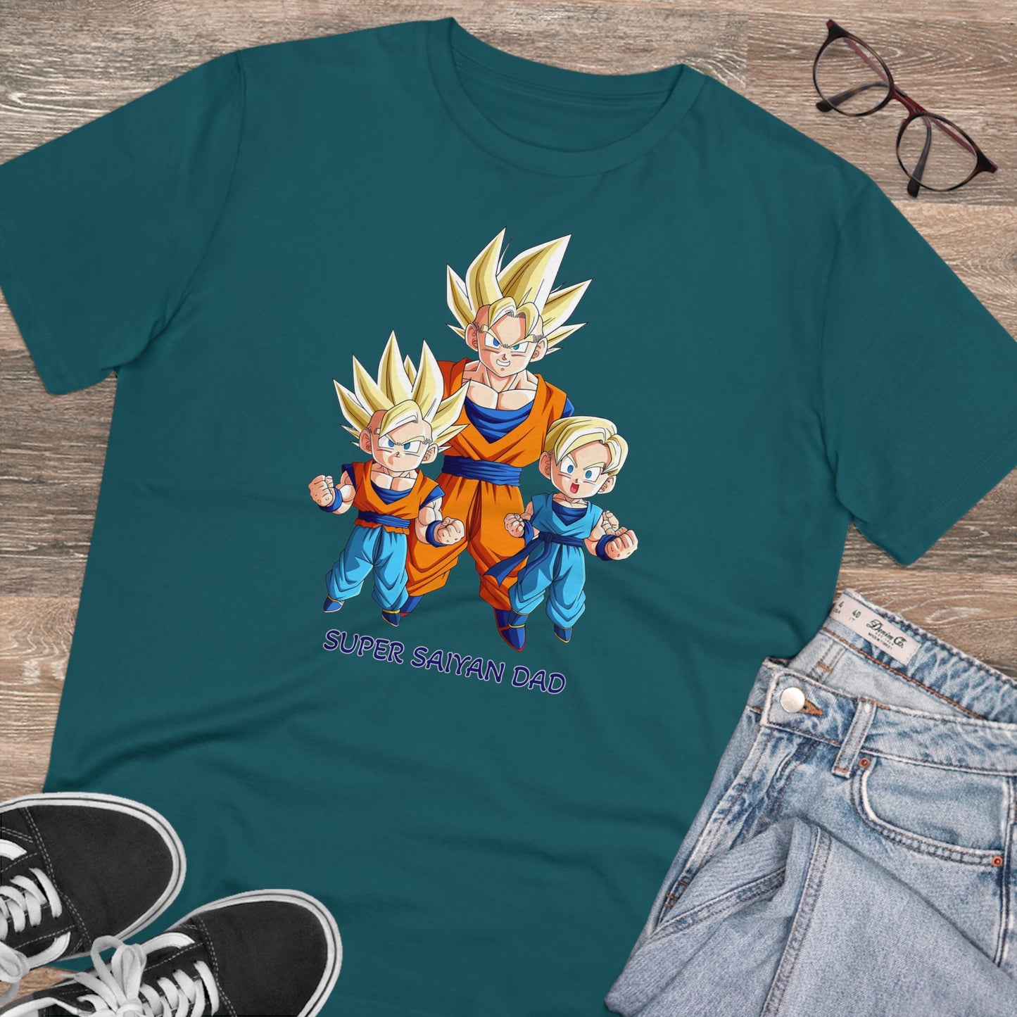 San Goku - Unisex Eco-Friendly T-Shirt - Celebrate Father's Day "Super Saiyan Dad"