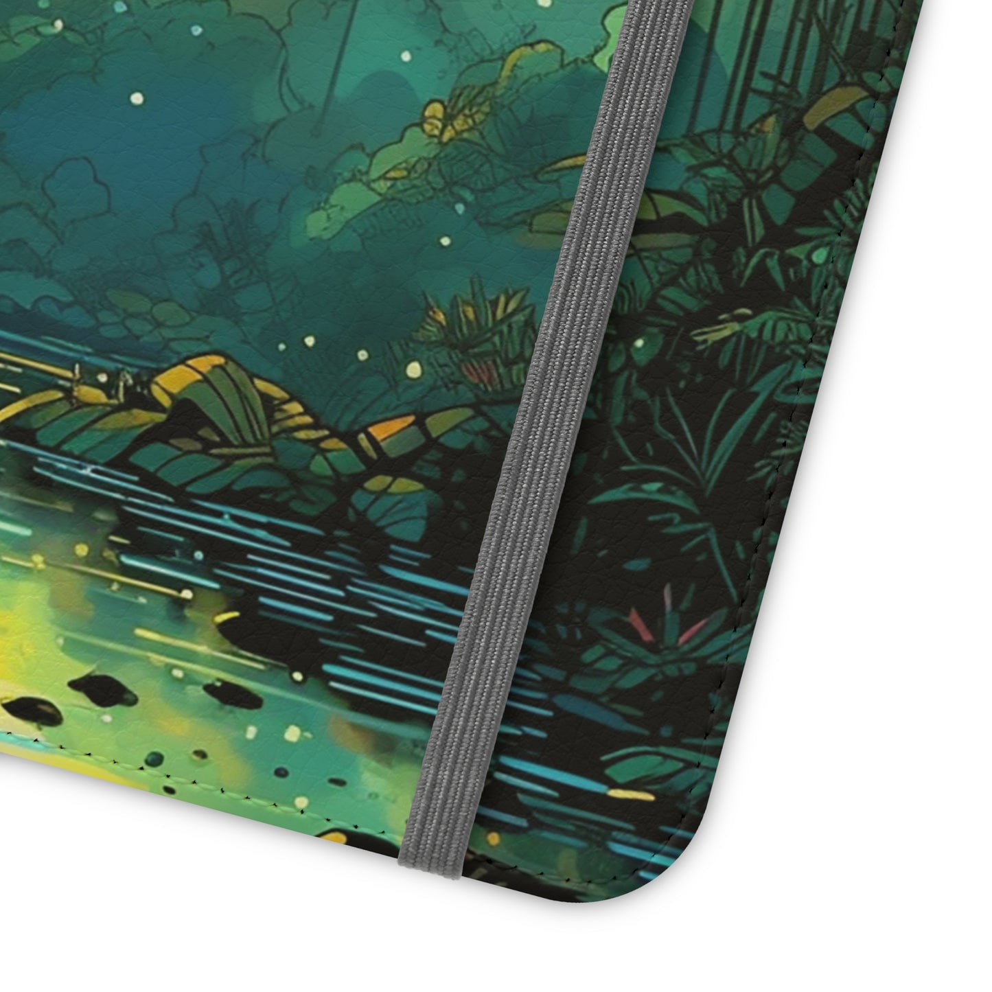 Rainforest at Sunset Flip Phone Case - Capture the Serenity of Nature on Your Device