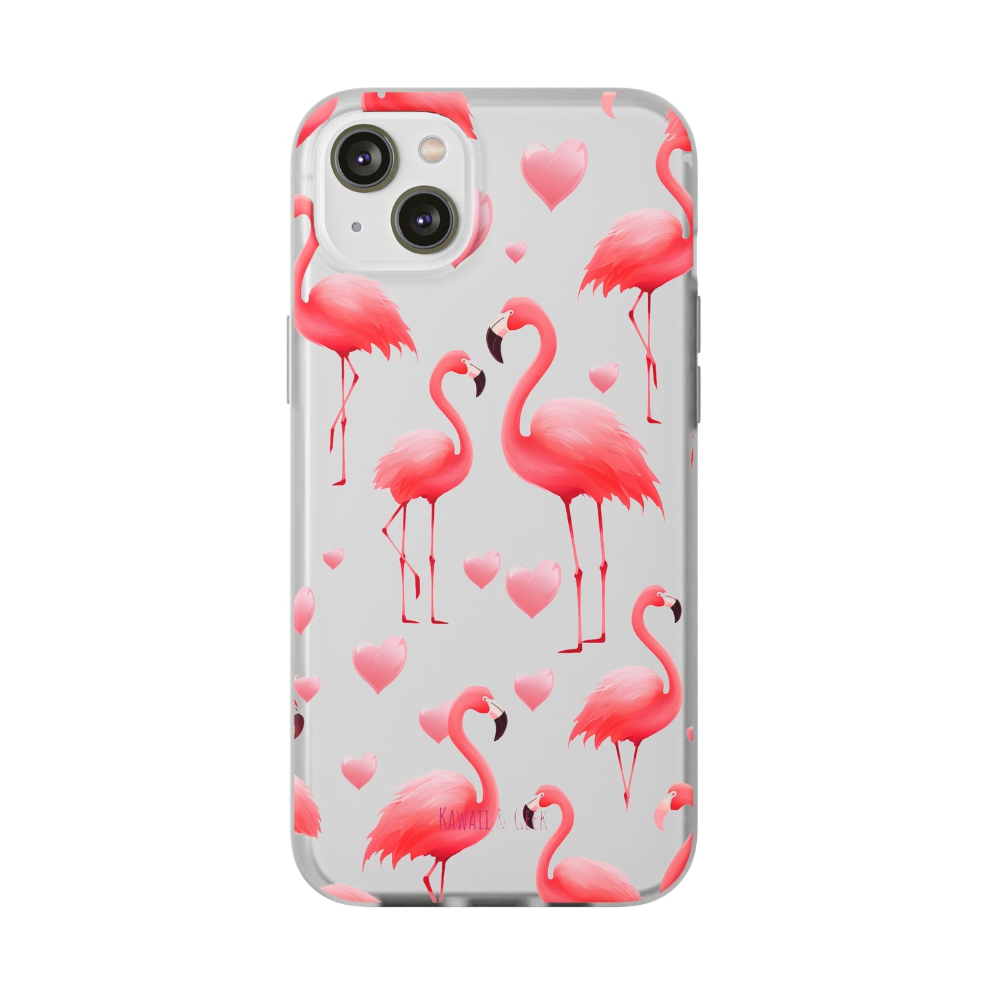 Pink Flamingo Elegance Flexi Phone case