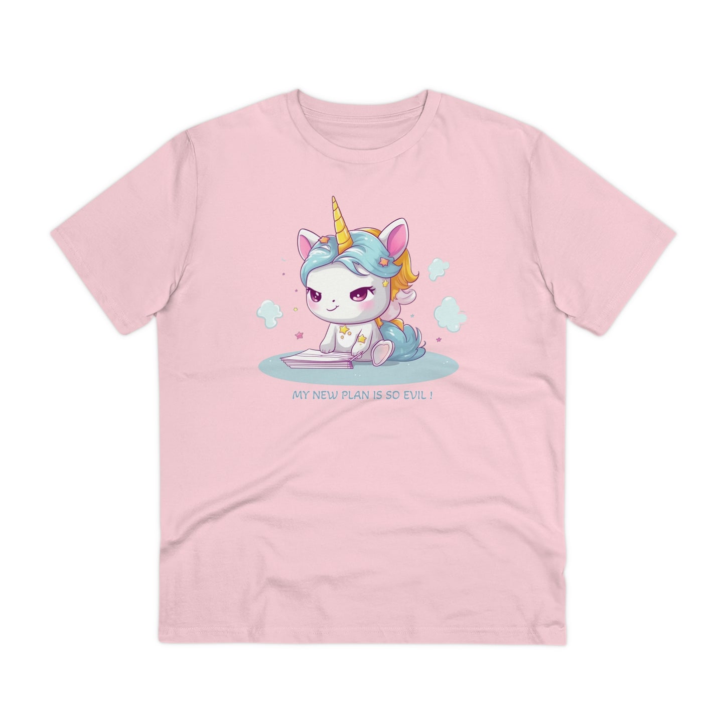 Kawaii and Bad Unicorn T-Shirt - Unleash Your Mischievous Style with Eco-Friendliness