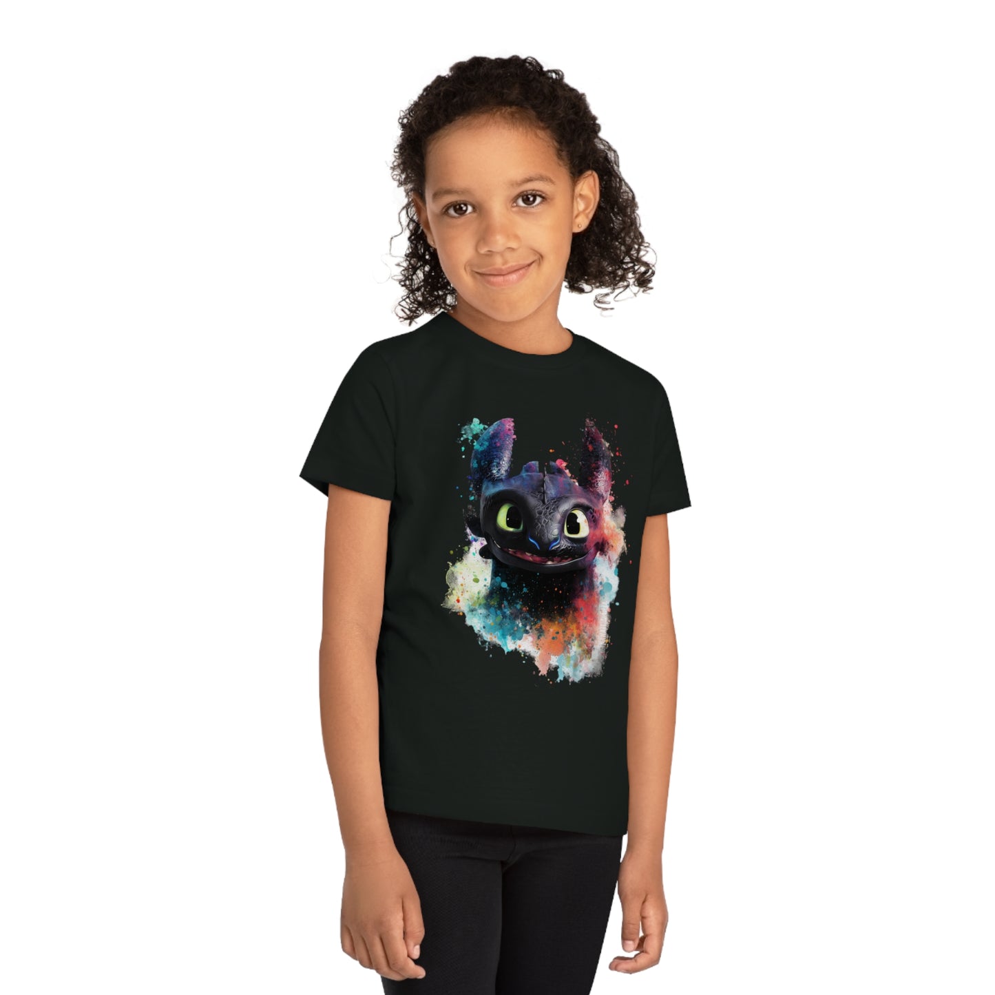 Toothless / Krokmou Kids Eco-Friendly T-Shirt - Unleash Imagination with Dragon Magic