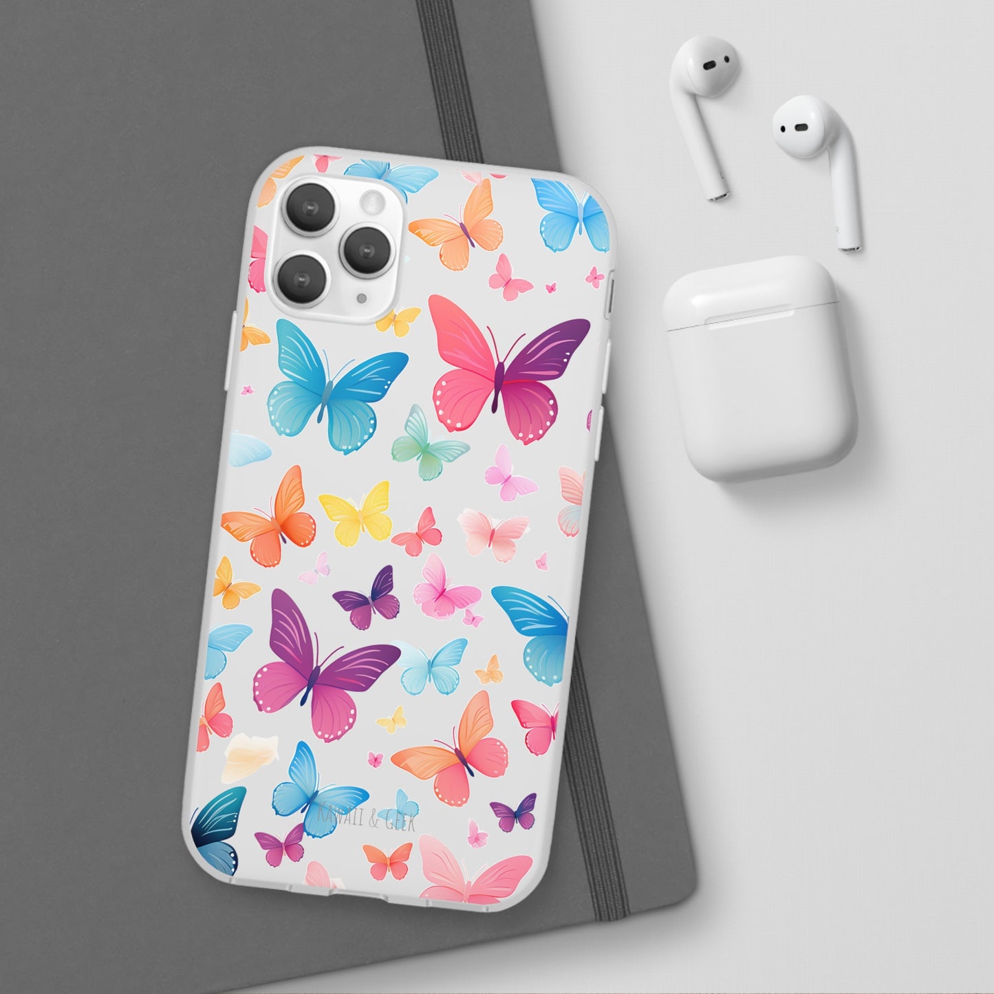 Charming Butterflies Flexi Transparent Phone Case