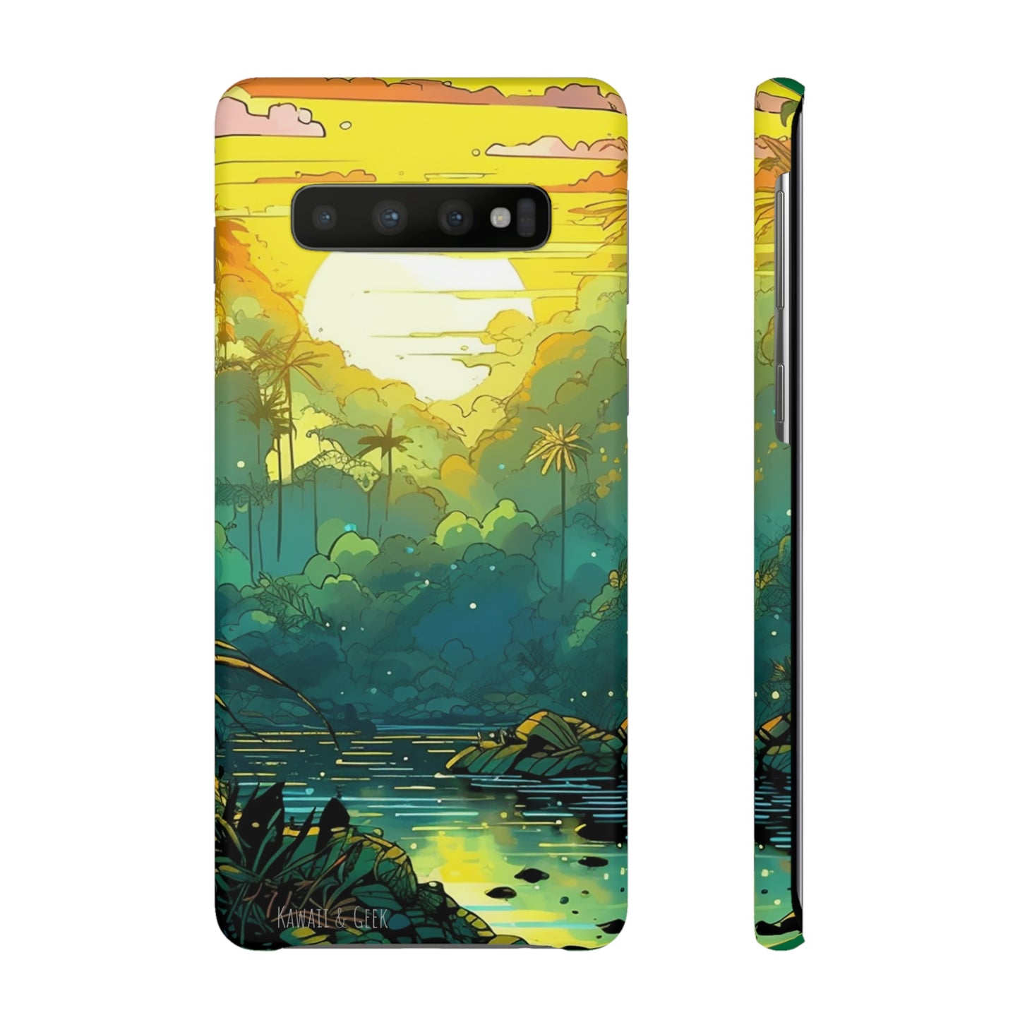 Rainforest at Sunset Phone Case - Capture the Serenity of Nature on Your Device