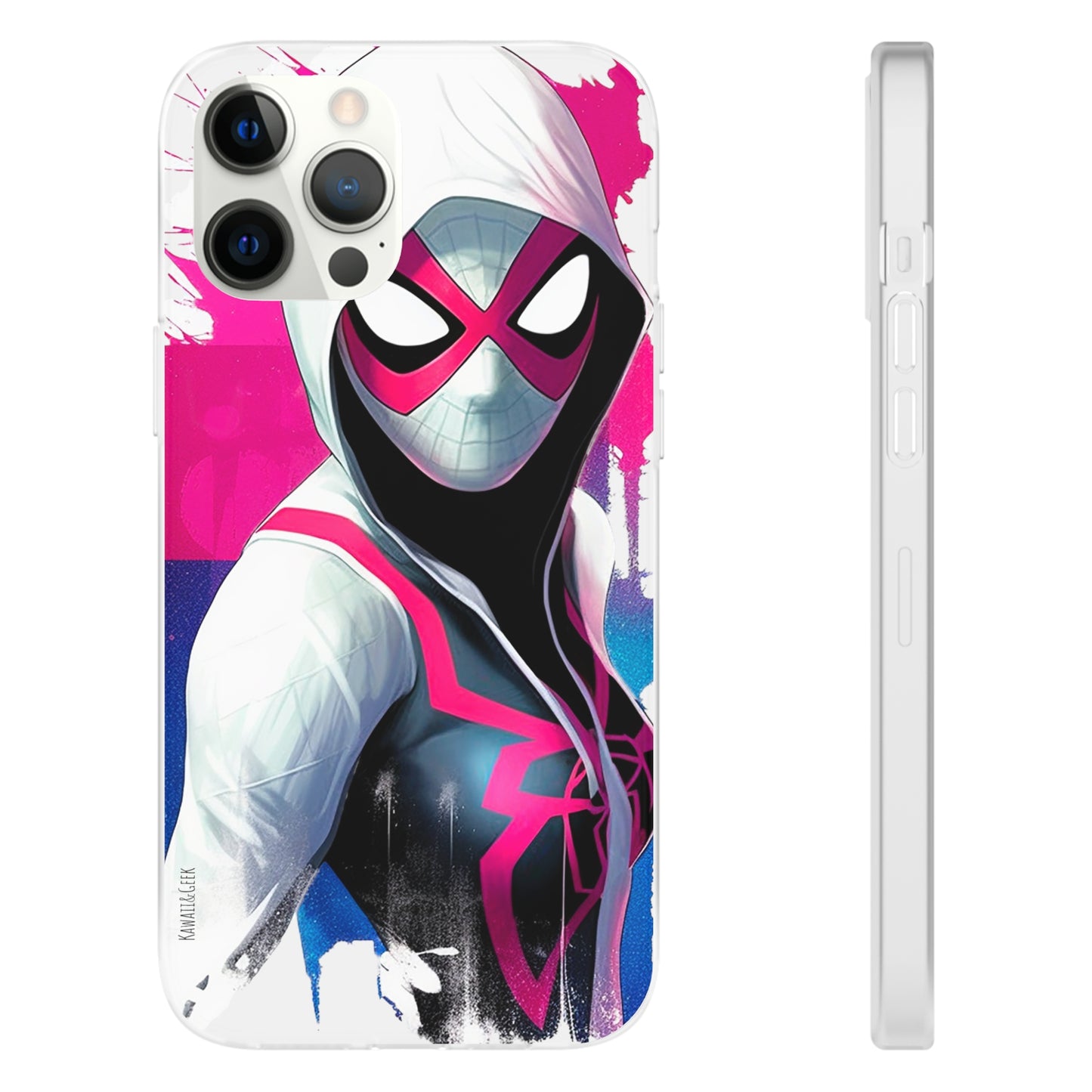 Spider Gwen in Flexi Phone Case - Add Some Colorful and Heroic Style to Your Phone