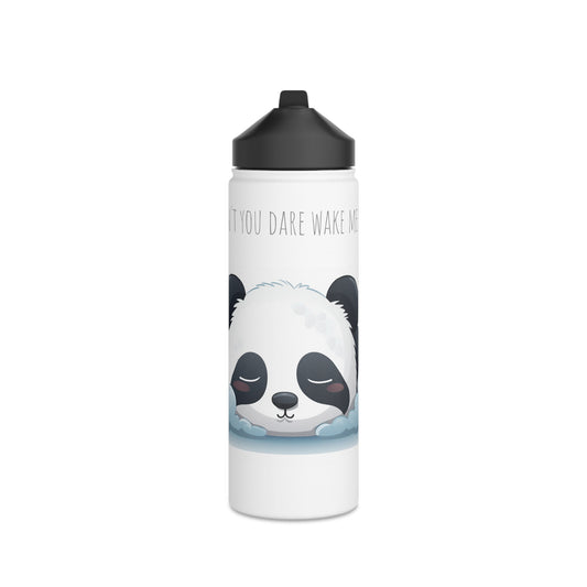 Kawaii Panda's Nap: Stainless Steel Water Bottle