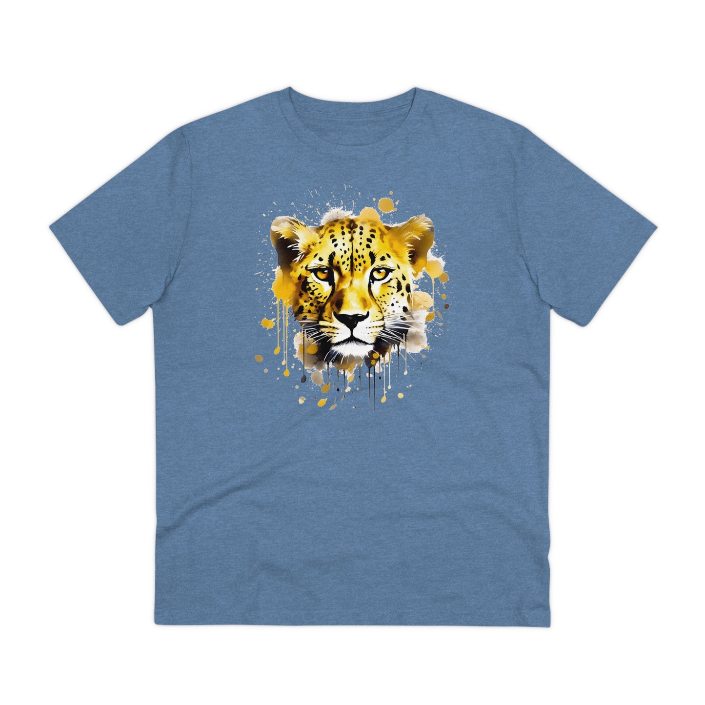 Cheetah T-Shirt in Watercolor Style - Unisex and Eco-Friendly - Embrace Wildlife with Style and Sustainability