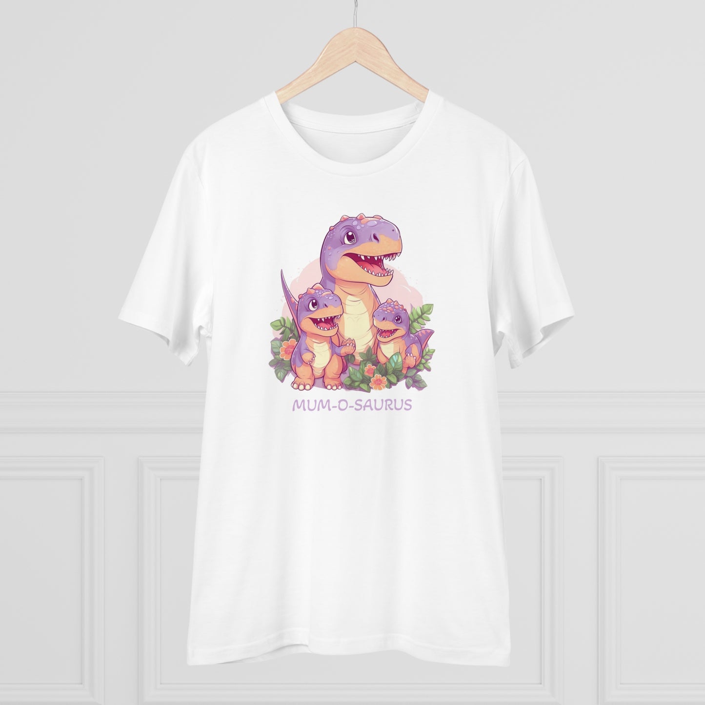 Mum-o-saurus - Unisex Eco-Friendly T-Shirt - Celebrate Mother's Day with Playful Style and Sustainability