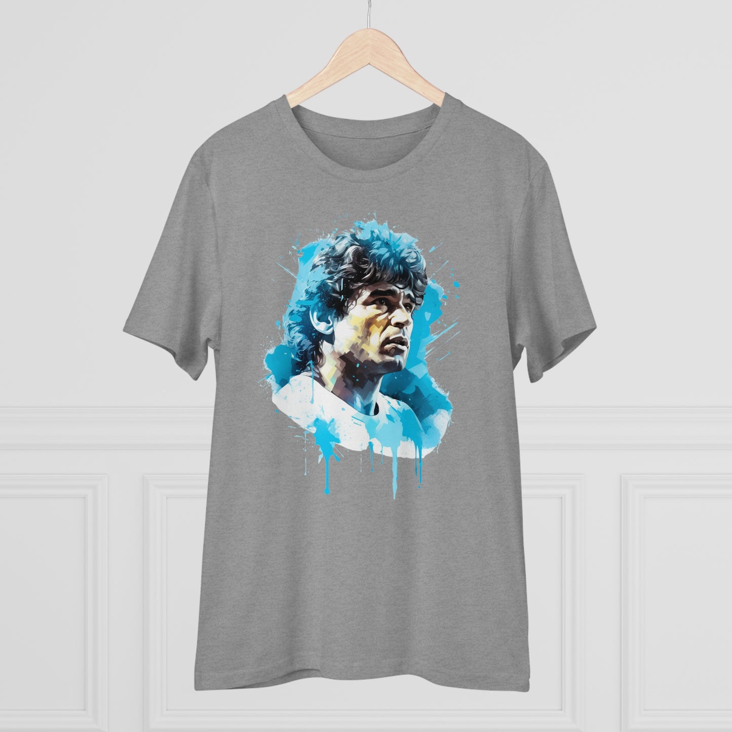 Diego Maradona Eco-Friendly T-shirt : Ethereal Watercolor