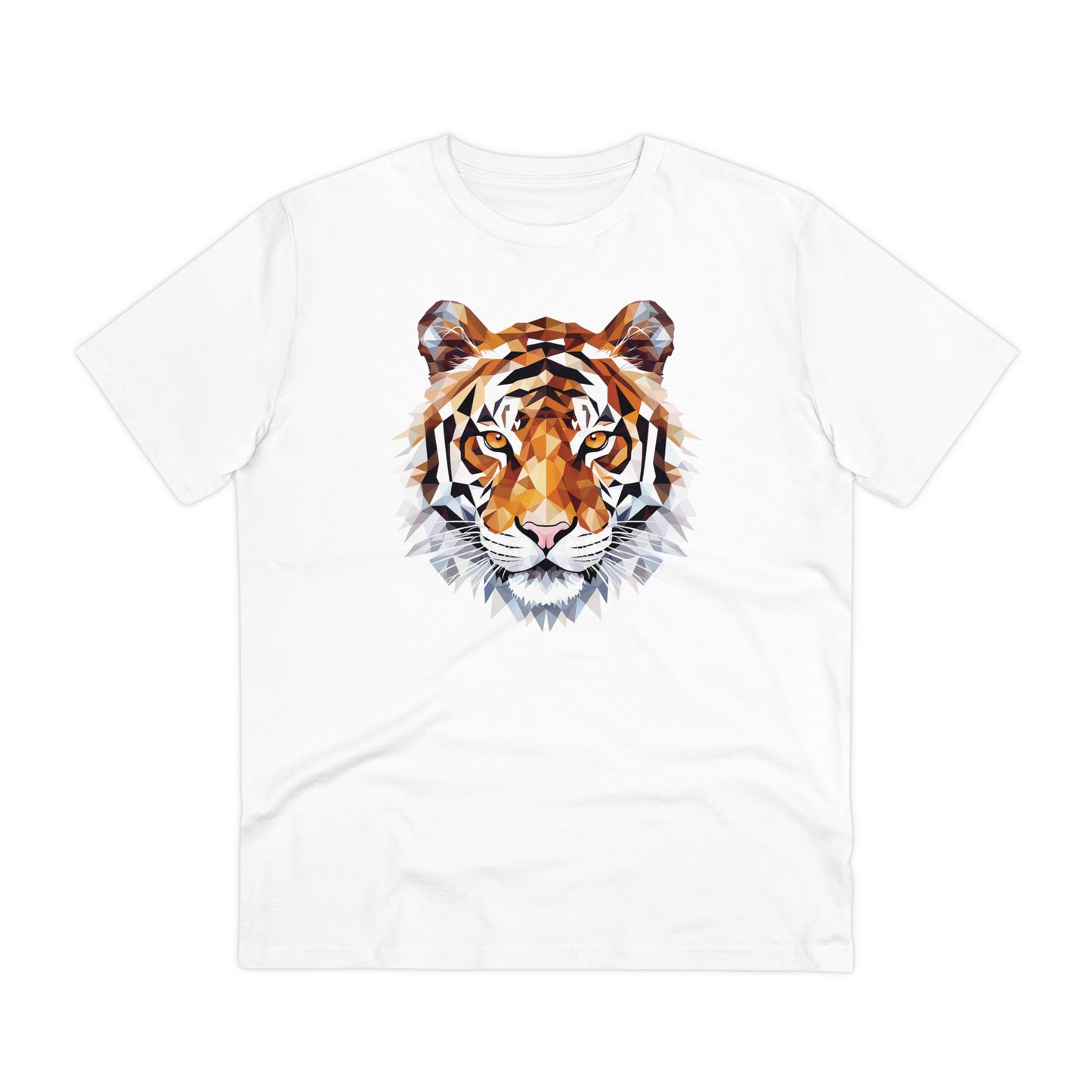 Tiger Polygonal T-Shirt - Embrace Fierce Elegance