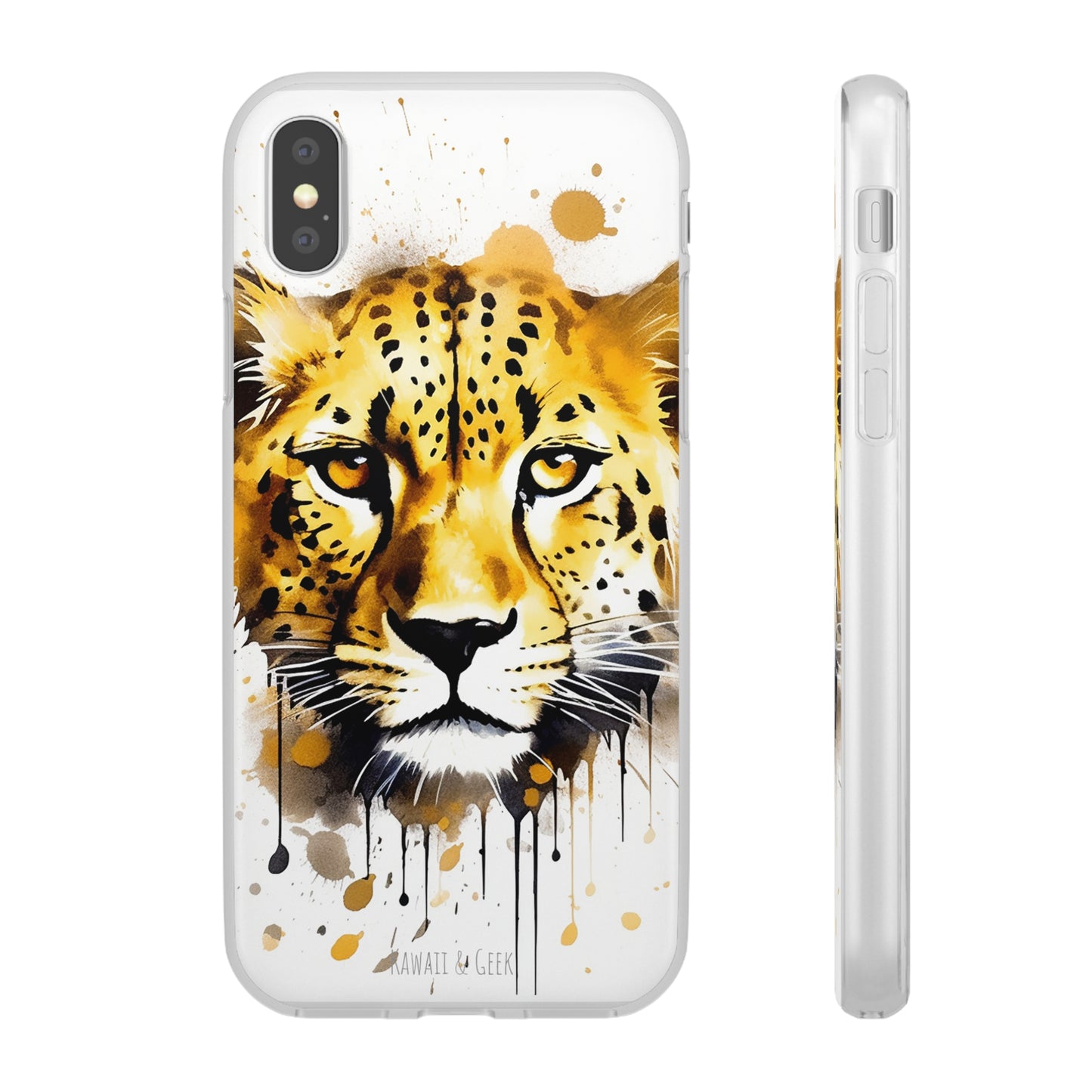 Cheetah Flexi Phone Case - Add a Touch of Elegance and Style to Your Device