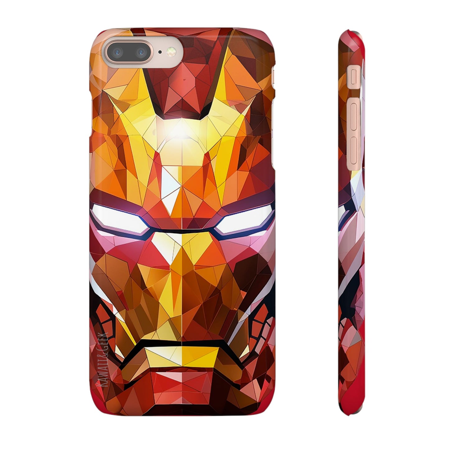 Phone Case - Iron Man helmet polygonal style