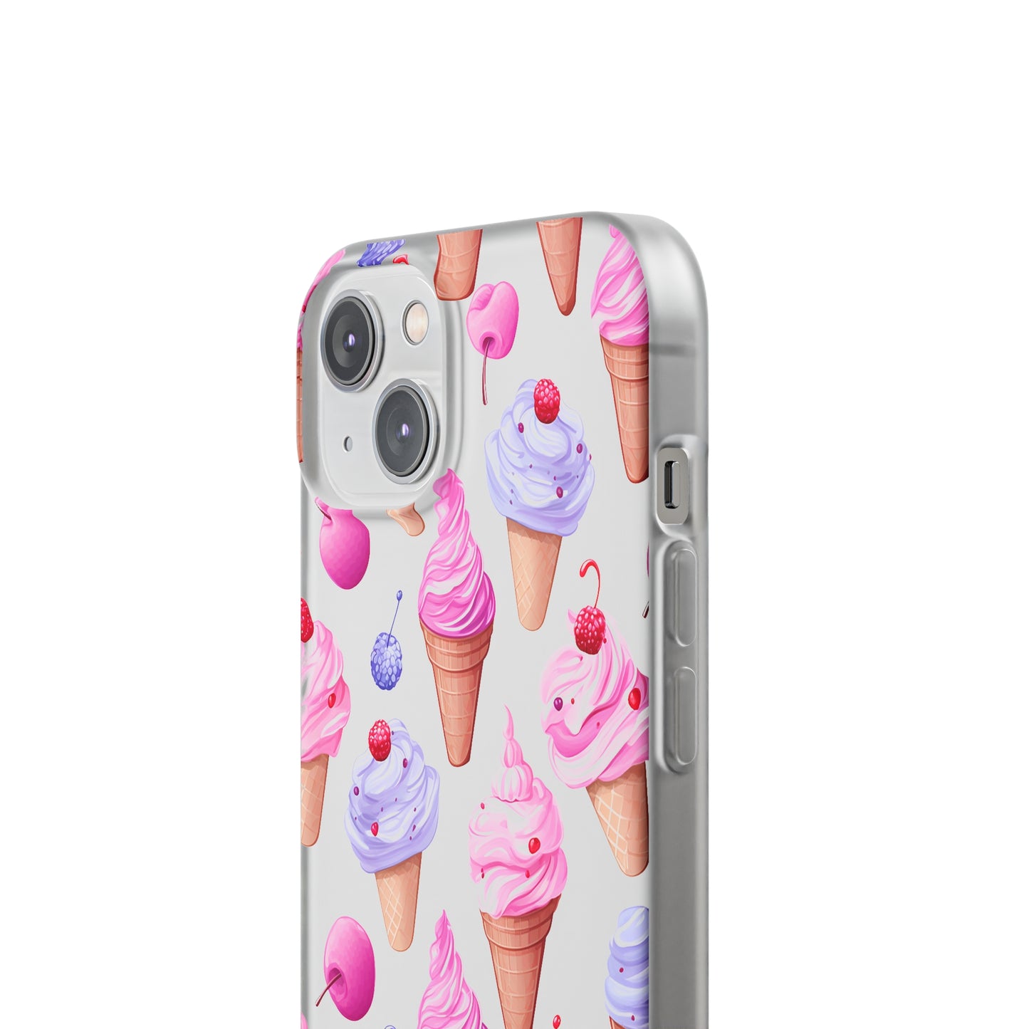 Vibrant Ice Cream Delight Flexi-Case for Phones