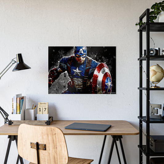 Captain America Poster - Unleash the Heroic Spirit in Your Space - Avengers