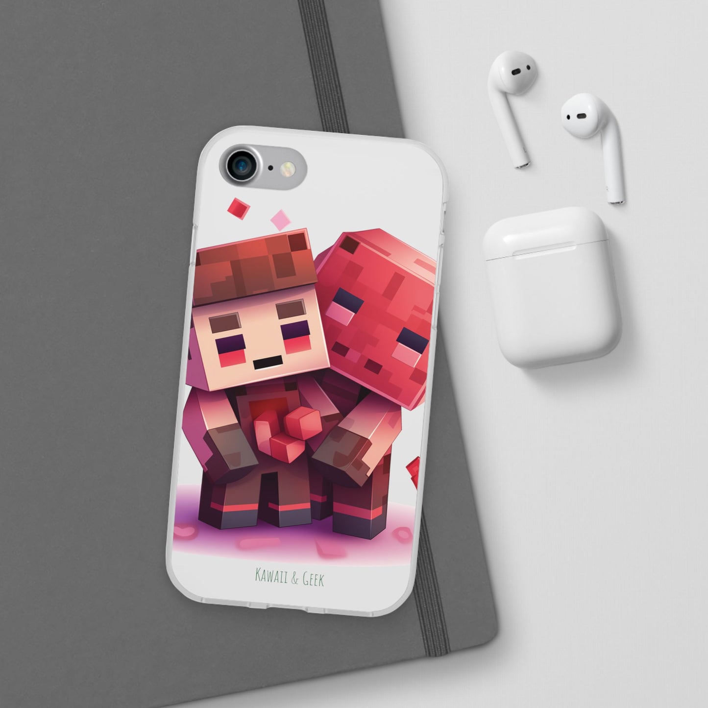 Phone Case - Lovers Minecraft Inspired Design