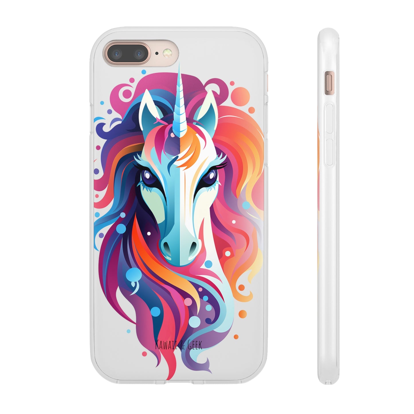 Ink Unicorn Flexi Transparent Phone Case