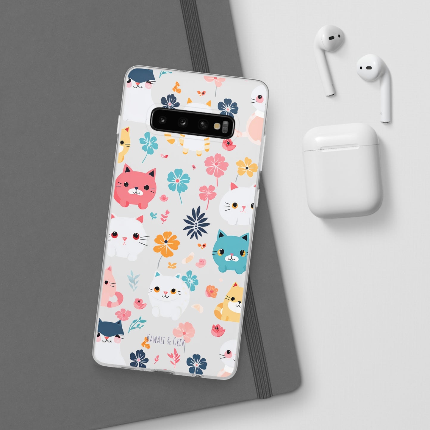 Playful Kittens: Flexi Transparent Phone Case