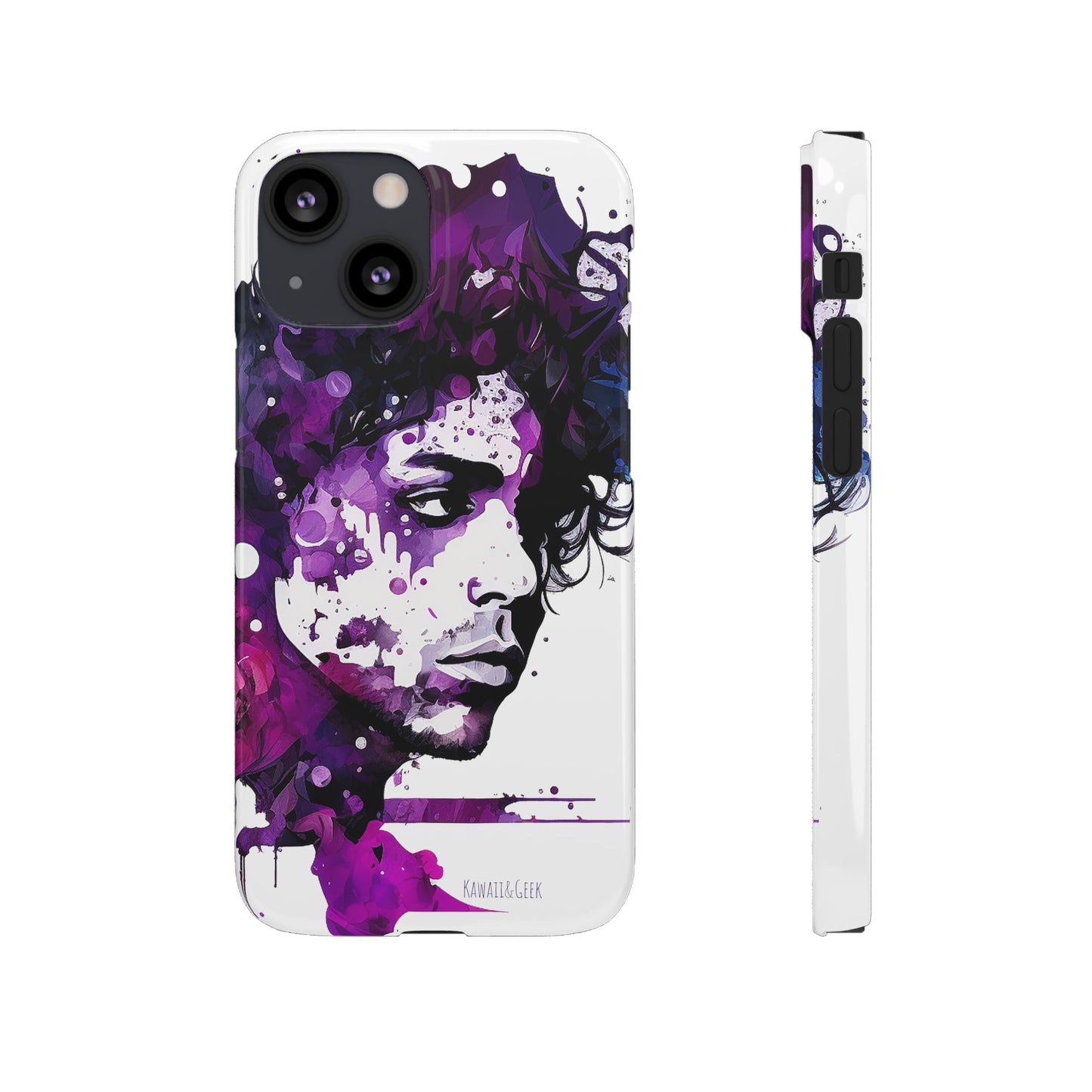 Prince aka Love Symbol Watercolor Purple Rain Phone Case - Add Some Iconic and Stylish Protection to Your Device