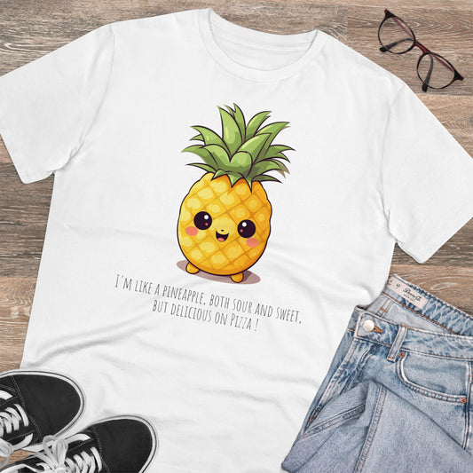 Eco-Friendly Pineapple T-Shirt with a Sweet & Sassy Slogan