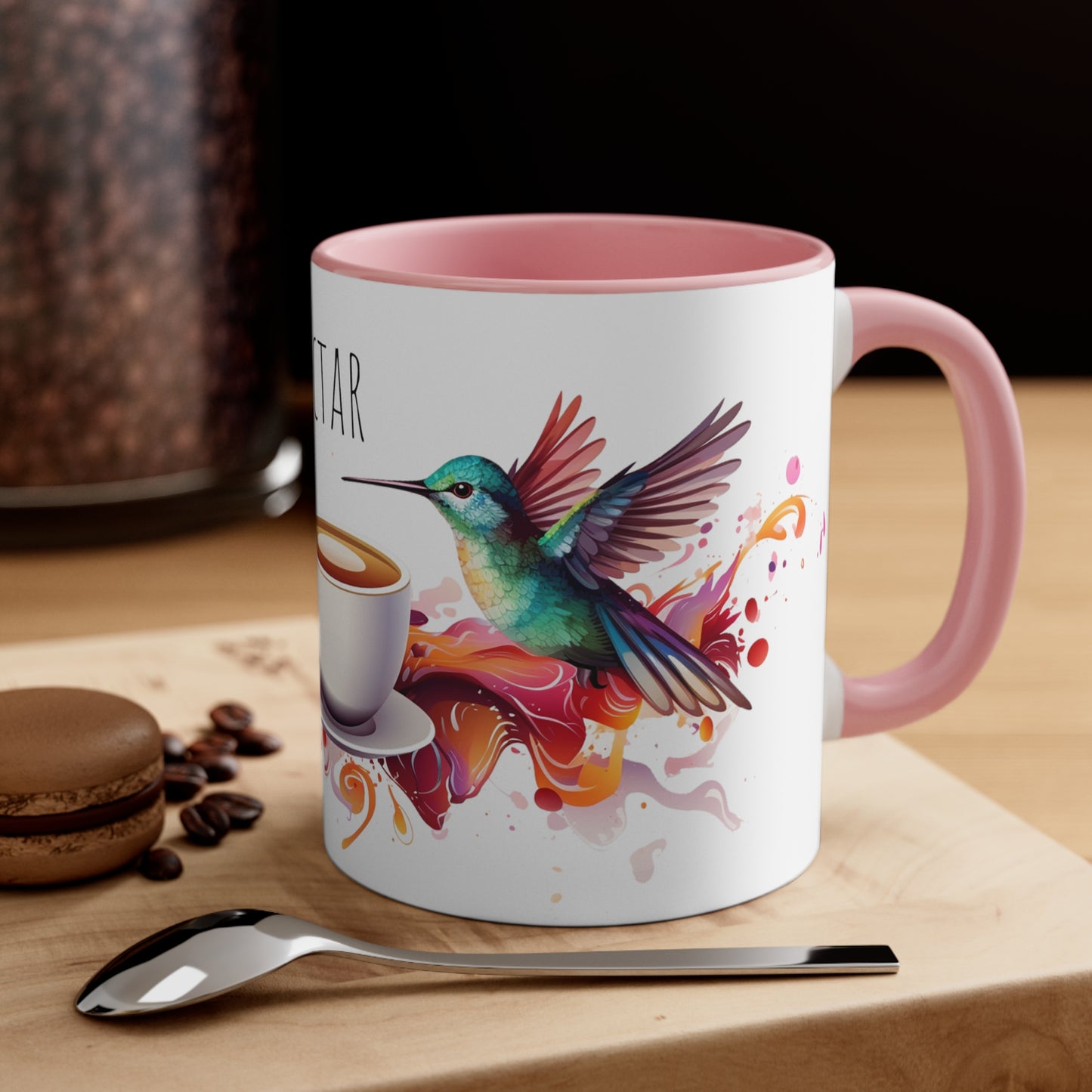 Cute Hummingbird Mug: Coffee is my Nectar