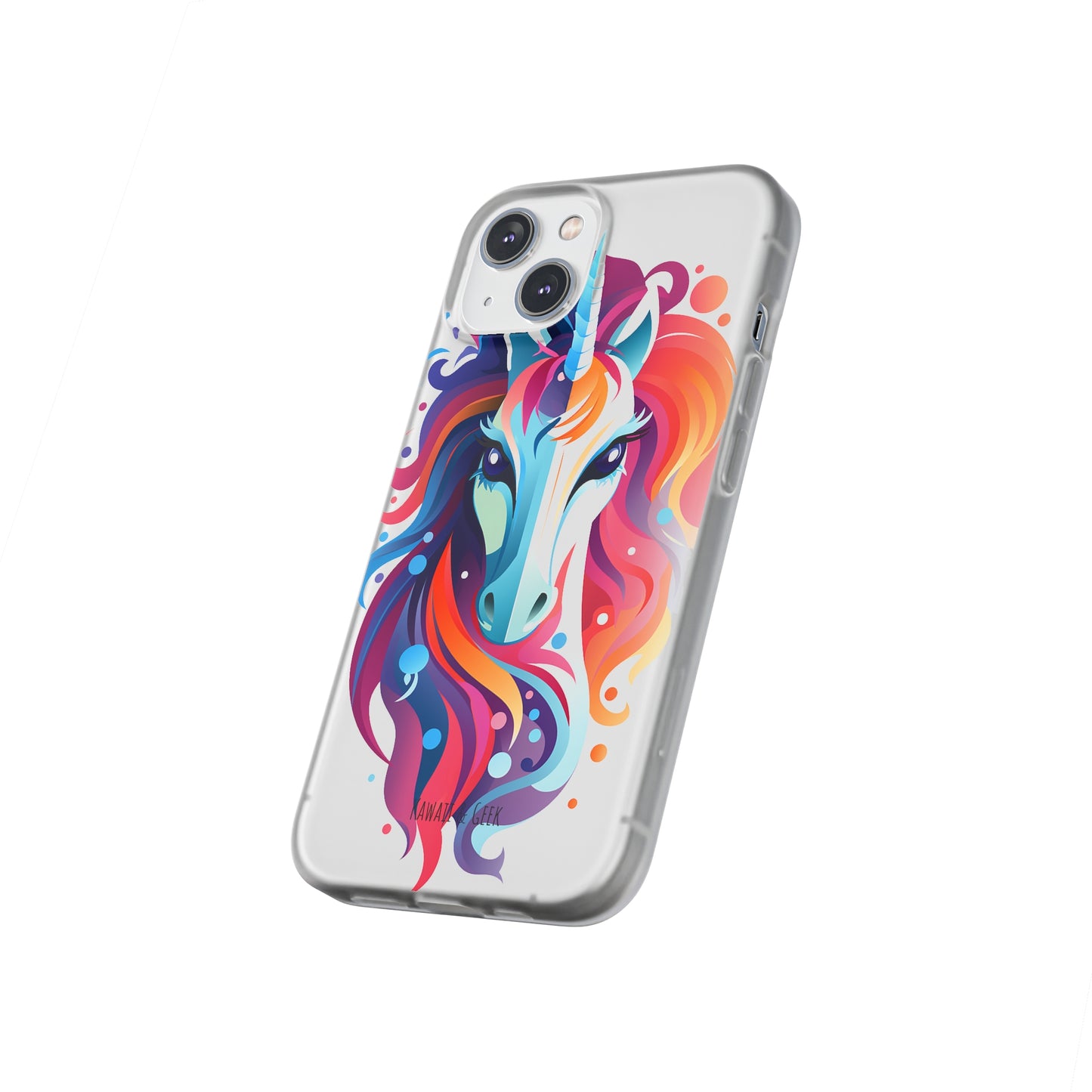 Ink Unicorn Flexi Transparent Phone Case