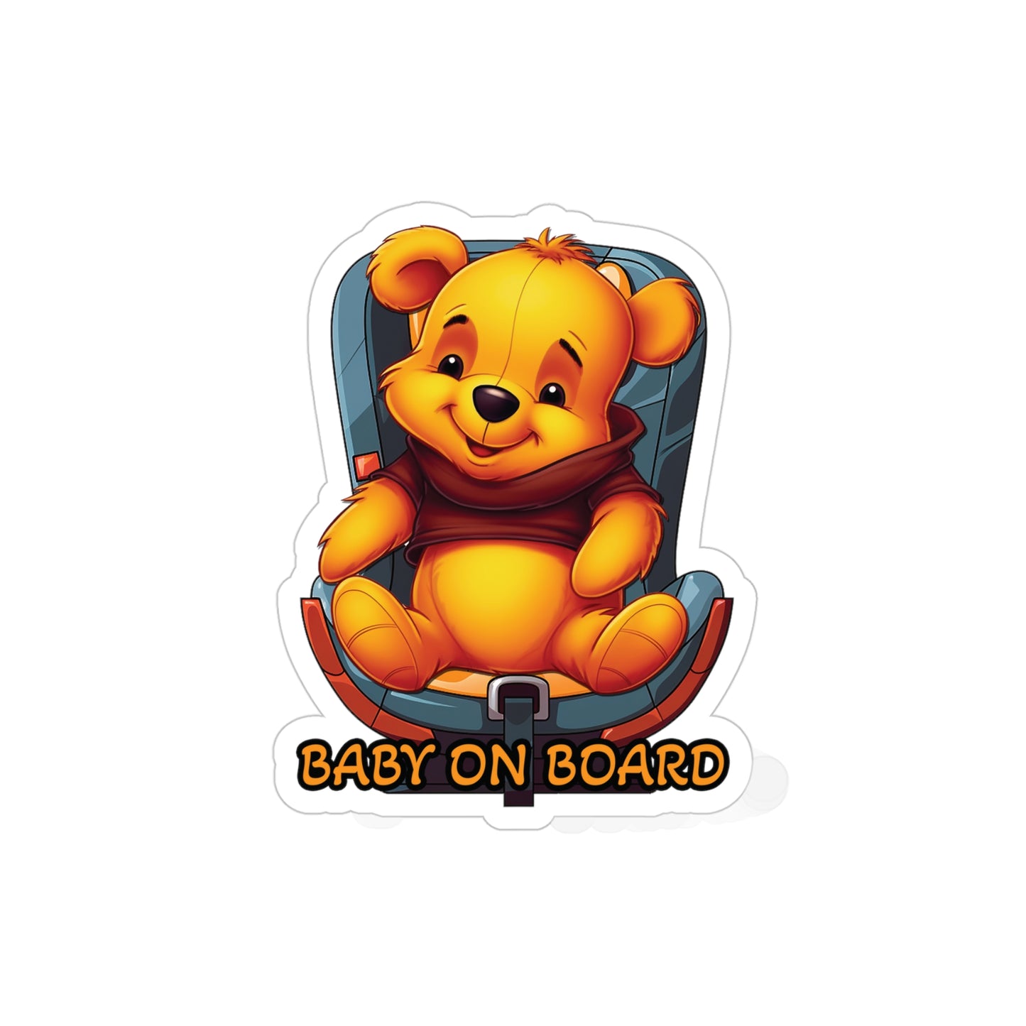 Baby on Board Car Sticker - Winnie - Adventures with Pooh Bear