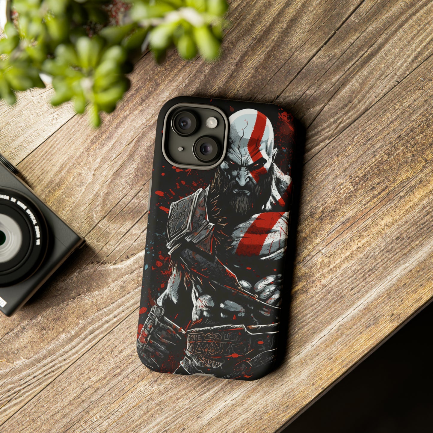 Kratos Tough Phone Case - Unleash the Power of the God of War in Style