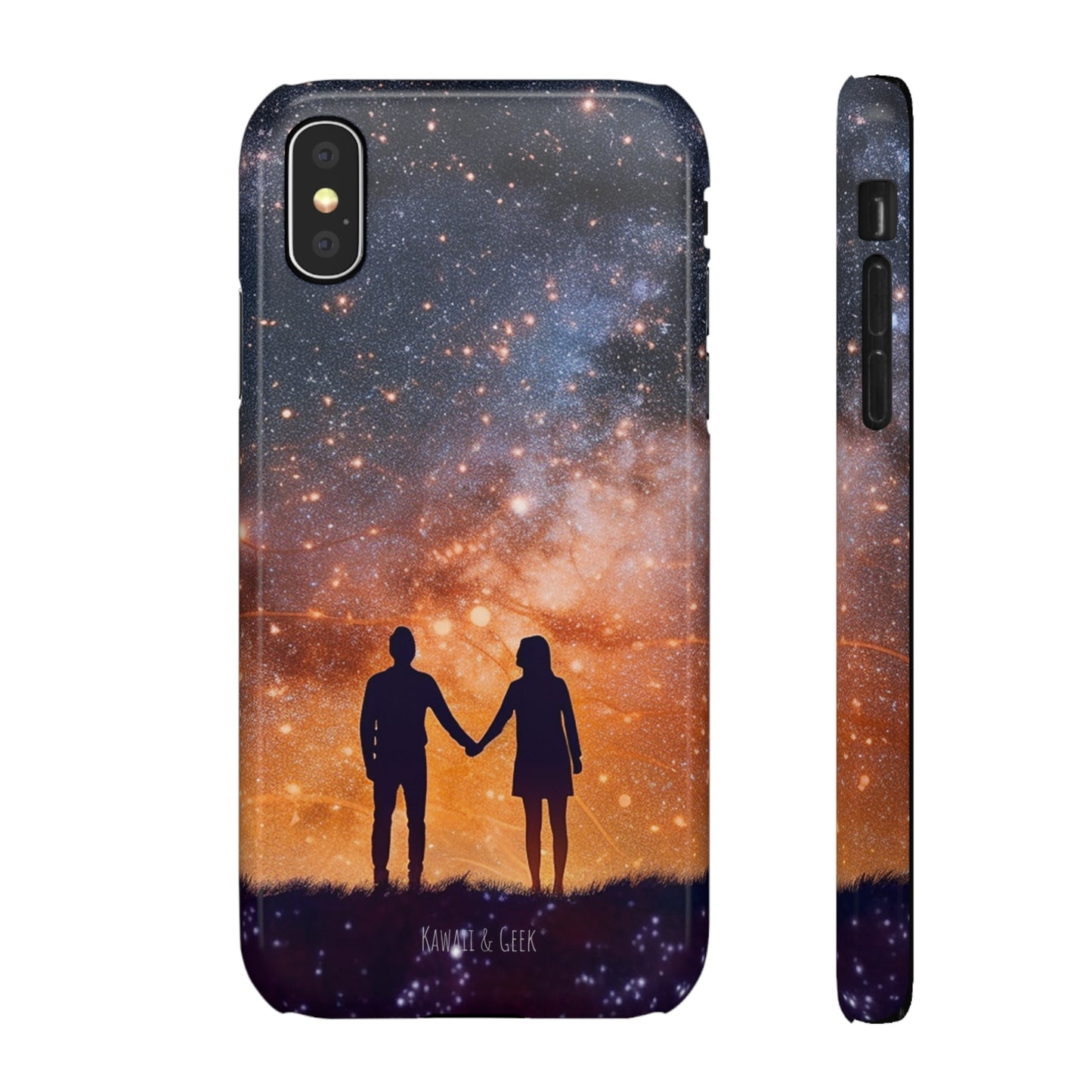 Starry Night Lovers Phone Case - Embrace the Beauty of the Night Sky