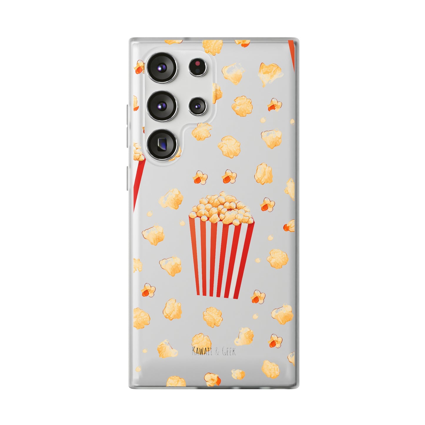 Popcorn Transparent Flexi Phone Case