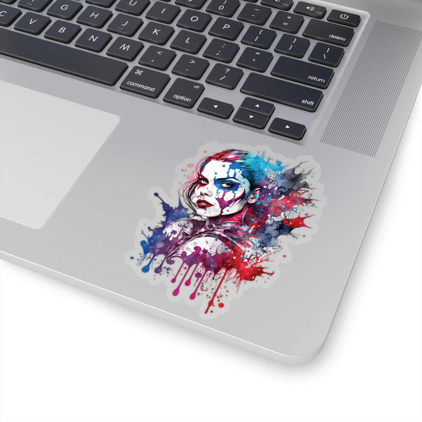 Harley Quinn Sticker - Add Some Pop-Art and Watercolor Style to Your Tech