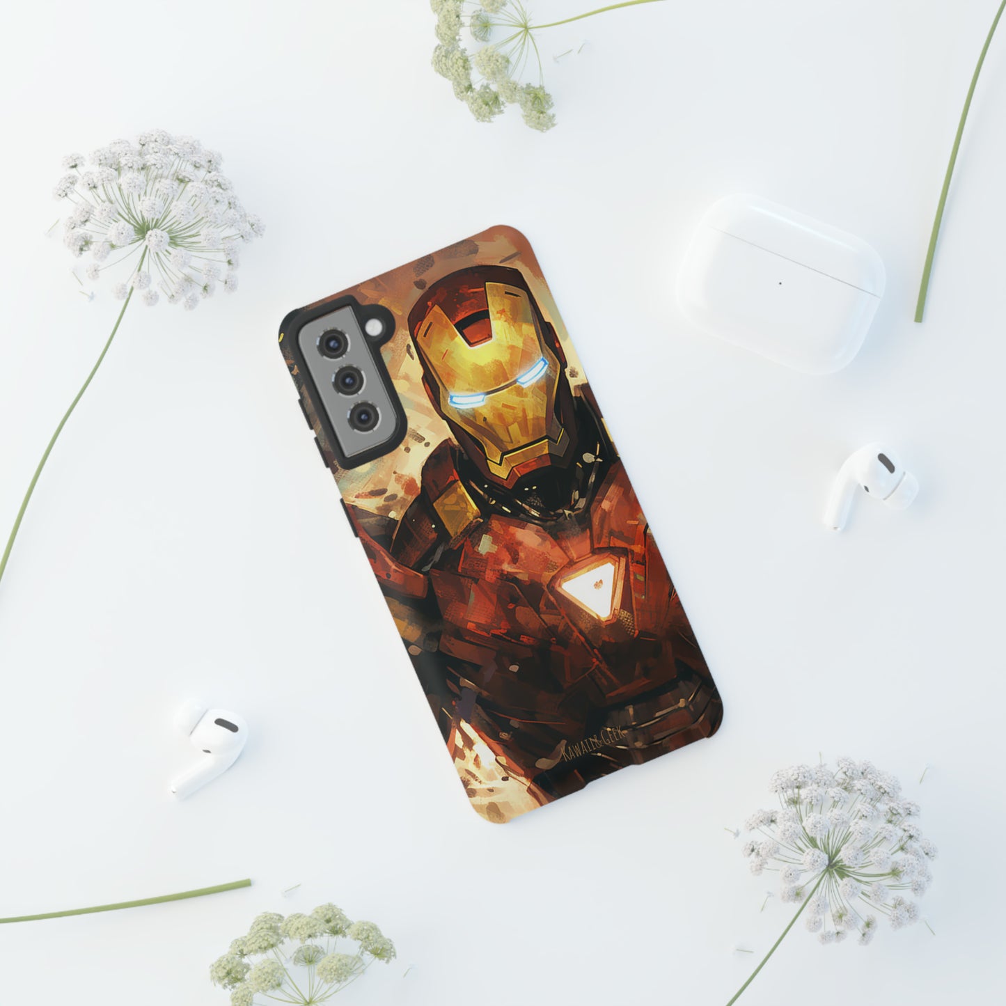 Iron Man Painting Tough Phone Case - Add Some Bold and Unique Style to Your Tech