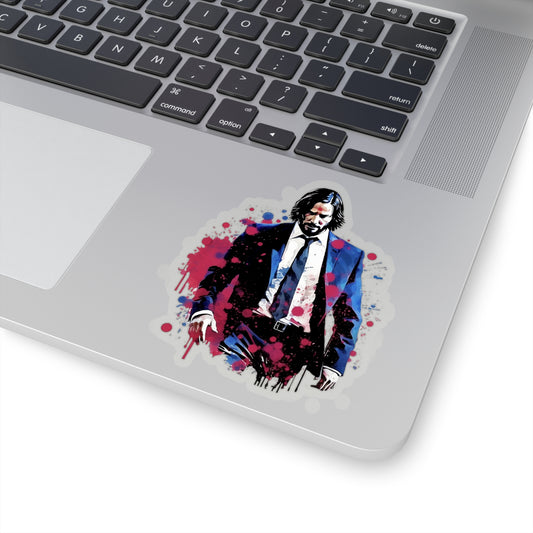 John Wick Sticker - Capture the Intensity and Elegance in Artistic Flair