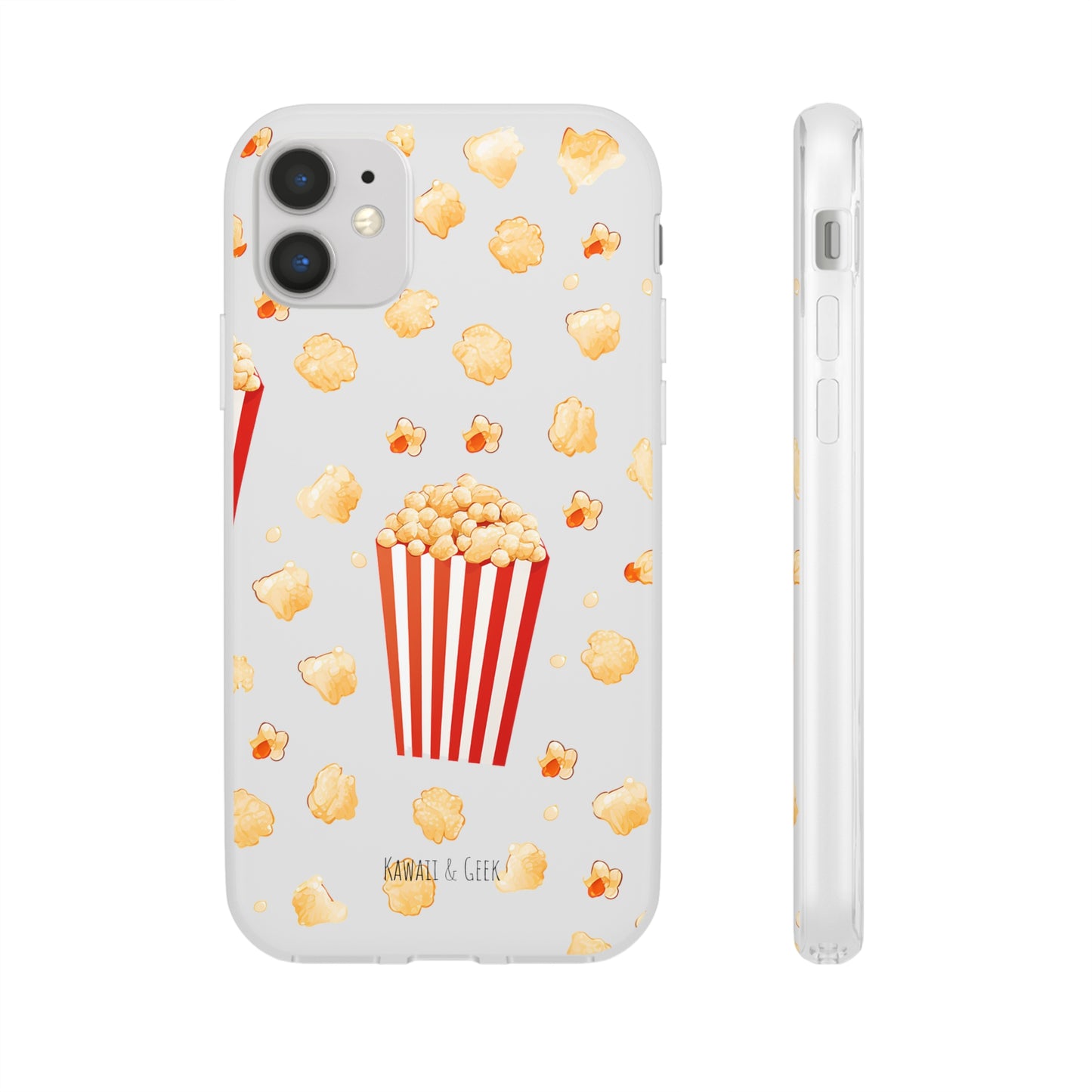 Popcorn Transparent Flexi Phone Case