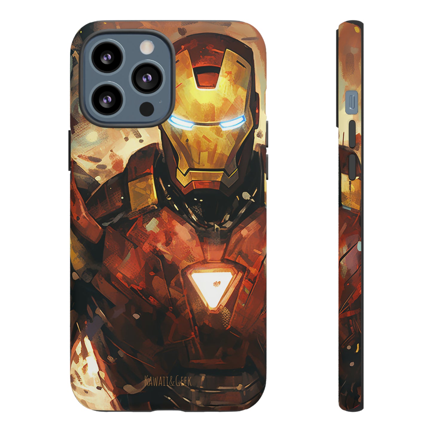 Iron Man Painting Tough Phone Case - Add Some Bold and Unique Style to Your Tech